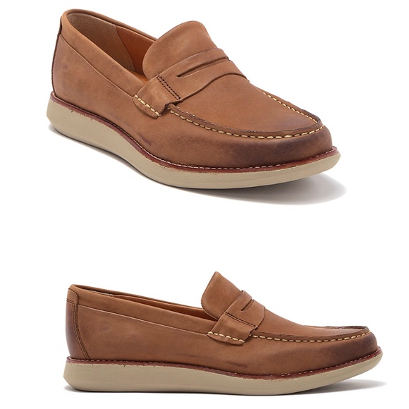 sperry kennedy leather penny loafers